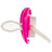 Sucette en silicone symétrique de Baboo, phosphorescente, 6 mois et plus, rose