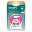 Baboo Symmetrical Silicone Soother, Glow In The Dark, 6+ Months Pink