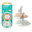 Sucettes anatomiques Baboo Calmy 0-6 mois Peachy Keen, 2 pièces