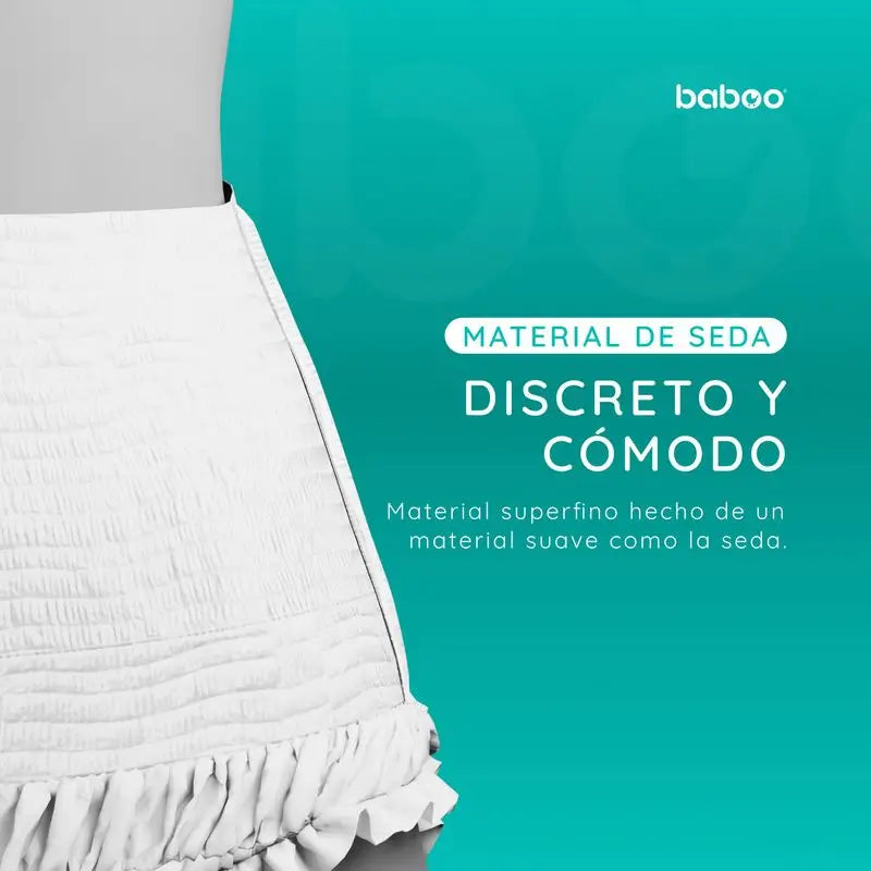 Pantalon absorbant jetable Baboo Taille Xl, 5 pcs.