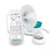 Tire-lait électrique Baboo avec technologie de succion 3D Blanc/Turquoise