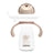 Tasse d'apprentissage Baboo Au Naturale en silicone avec paille 9+ mois, 260 ml