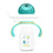 Tasse d'apprentissage Baboo Lagoon Fiesta en silicone avec paille 9+ mois, 260 ml