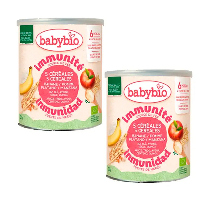 Babybio Cereals 3 Fruit & Quinoa, Pack 2 x 220g