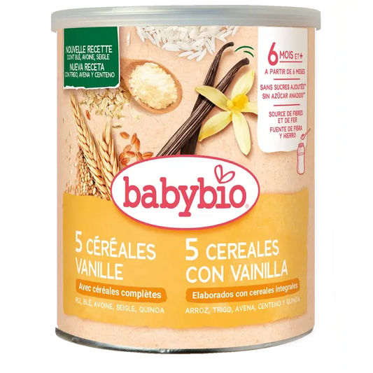 Babybio Cereals Vanilla, 220 g