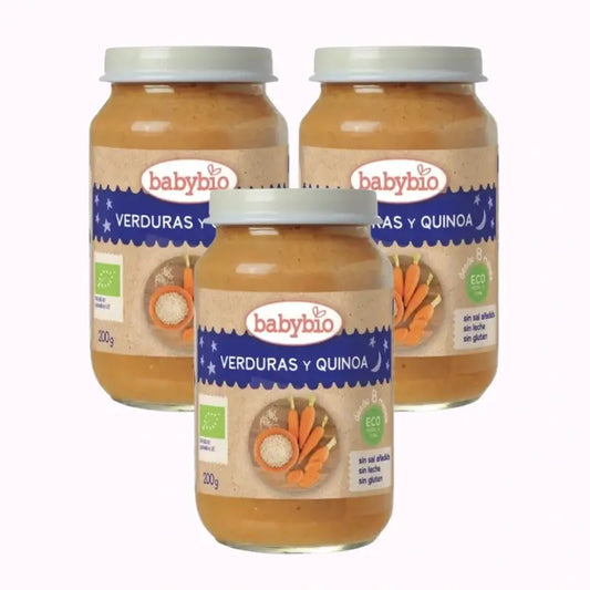 Babybio Traditional Quinoa Menu, Pack 3 x 200 grams