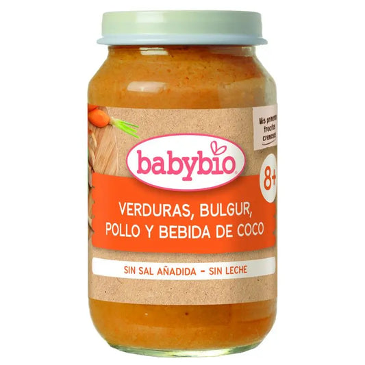 Babybio Vegetables Bulgur Chicken & Coconut Drink, 200 g