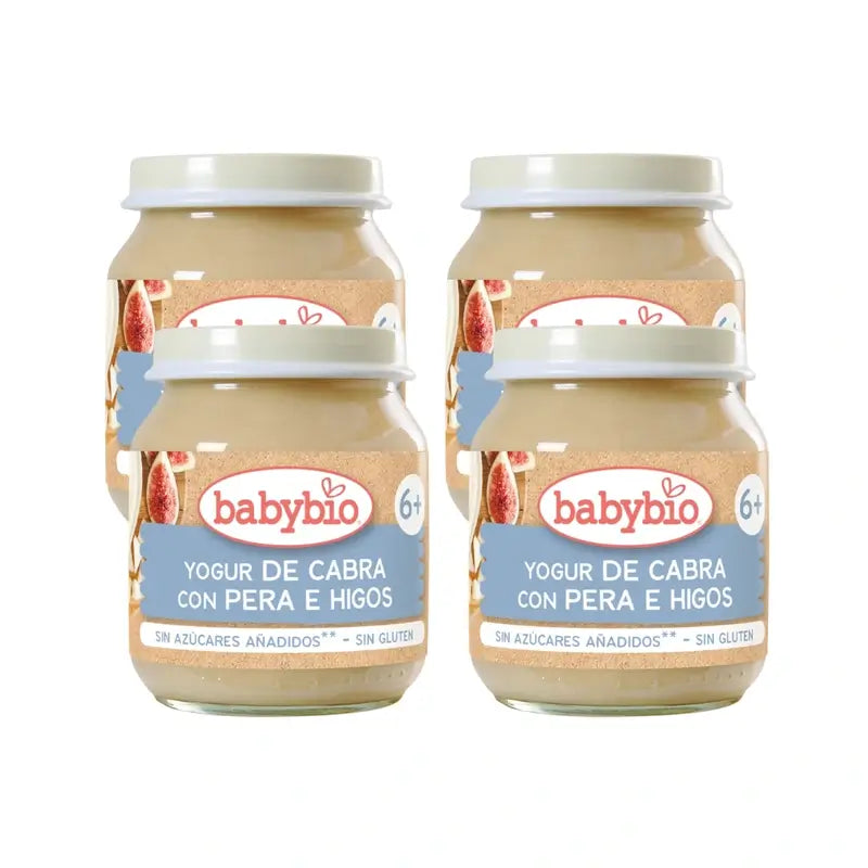 Babybio Goat Yoghurt With Buttermilk And Figs, Pack 4 x 130 g