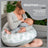 Babymoov Coussin de maternité et d'allaitement Doomoo Buddy Leaves Aquagreen