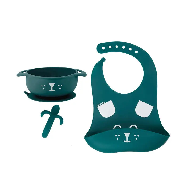 Babymoov Kit First'Isy Dog, Dish+Spoon+Potty Bowl