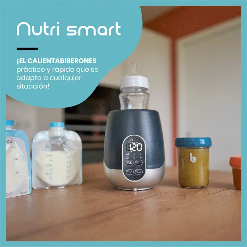 Babymoov Nutrismart Chauffe-biberon/Doseur de lait de vache - Maison/Voiture