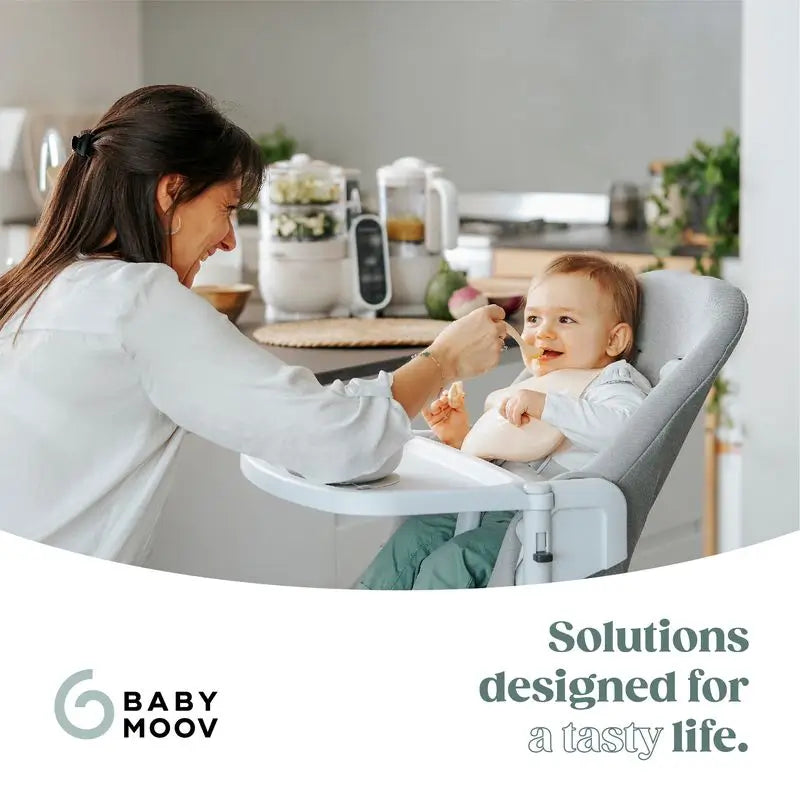Babymoov Robot de Bébé Multifonction 6-en-1 Nutribaby(+) Mineral Beige