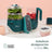 Babymoov Baby Robot Multifonction 6-en-1 Nutribaby(+) Vert Opale