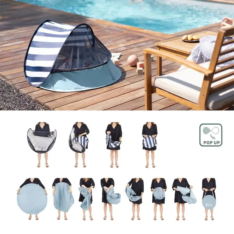 Babymoov Aire de jeux anti-UV UPF 50+ avec mini-piscine Aquani Provence