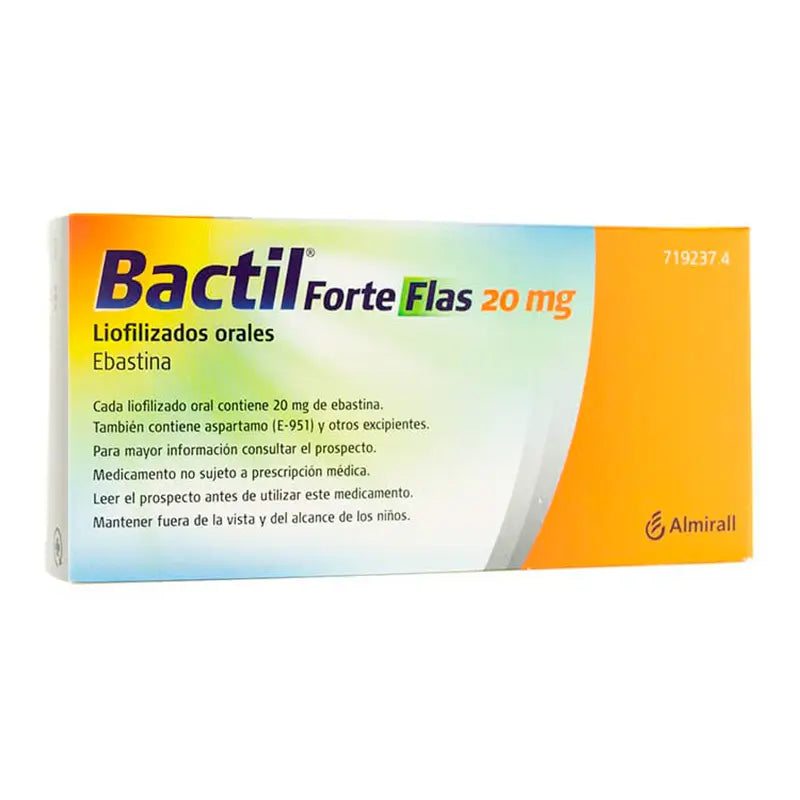 Bactil Forte Flas 20 mg Oral Lyophilisates