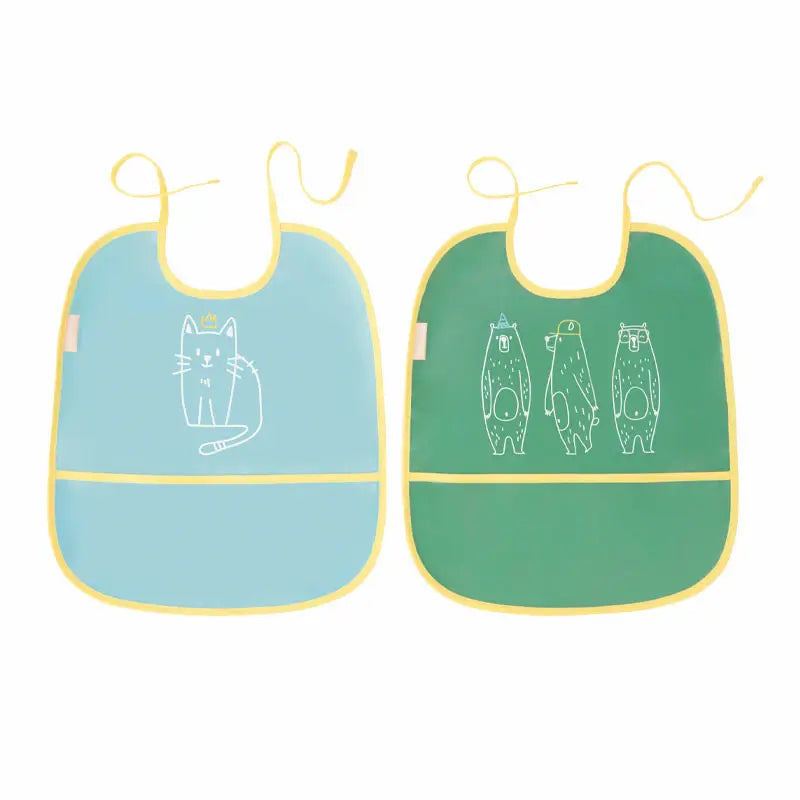 Badabulle Soft Sleeveless Bib, 2 pcs.