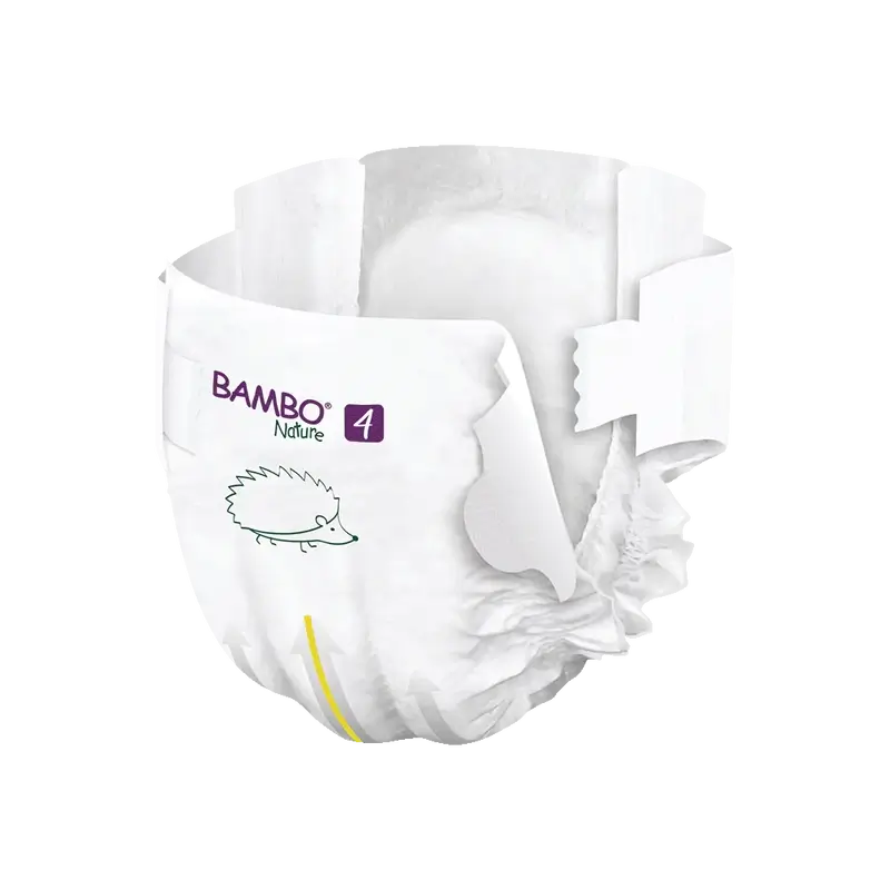 Couches Bambo Nature Taille 4 (7-14Kg), 24 pièces