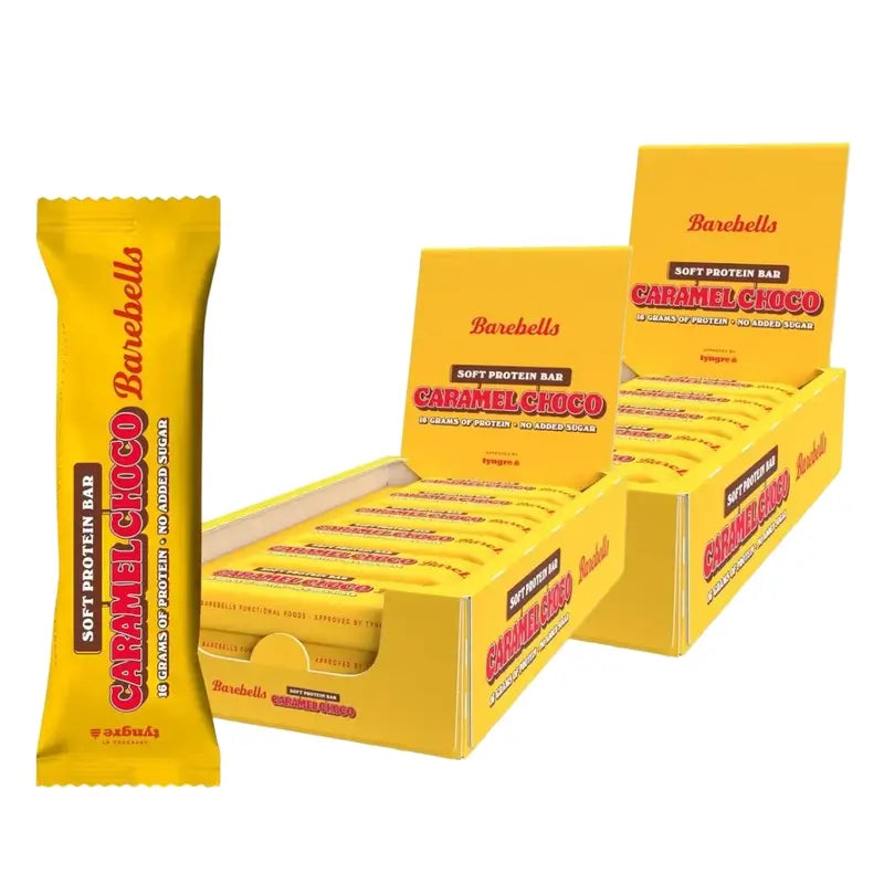 Barebells Pack Soft Caramel Choco, 24 PCs X 55 Grams