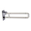 barre rabattable en acier inoxydable, blanche