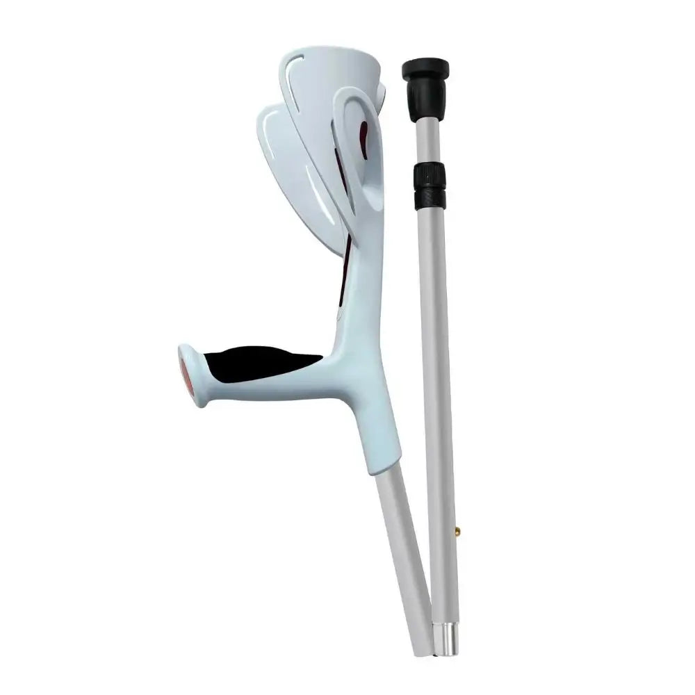 canne pliante anglaise, toucher doux, grise (la paire)