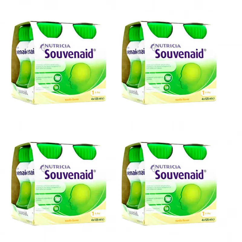 Nutricia Souvenaid Smoothies Vanilla Flavour, 16 units x 125 ml