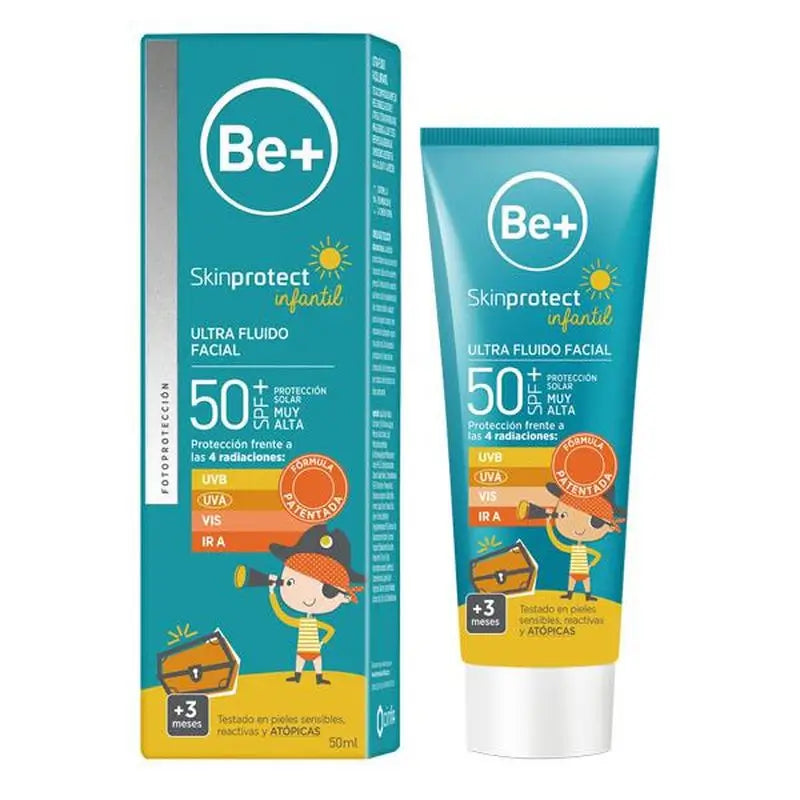 Be + Skin Protect Children's Face Fluid SPF50+ 50 ml