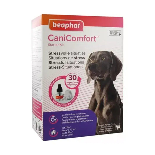 Beaphar Canicomfort Starter Kit Diffuseur + Recharge Chien, 48 ml