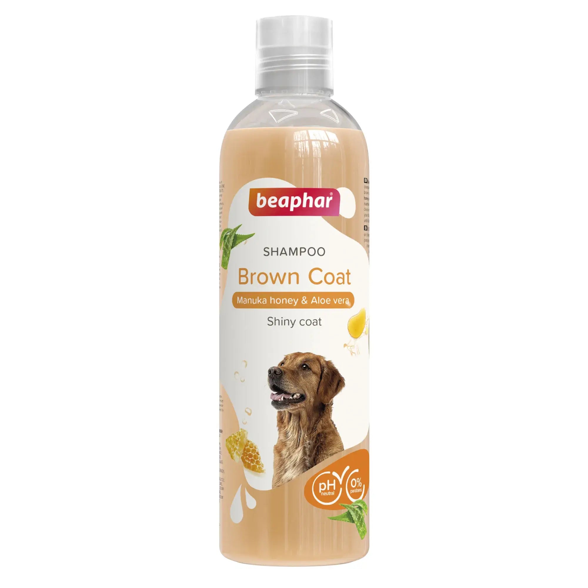 Beaphar Shampooing pour chiens poils bruns, 250 ml