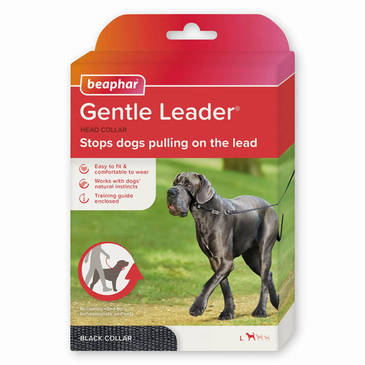 Beaphar Gentle Leader Taille L Noir, 1 pièce