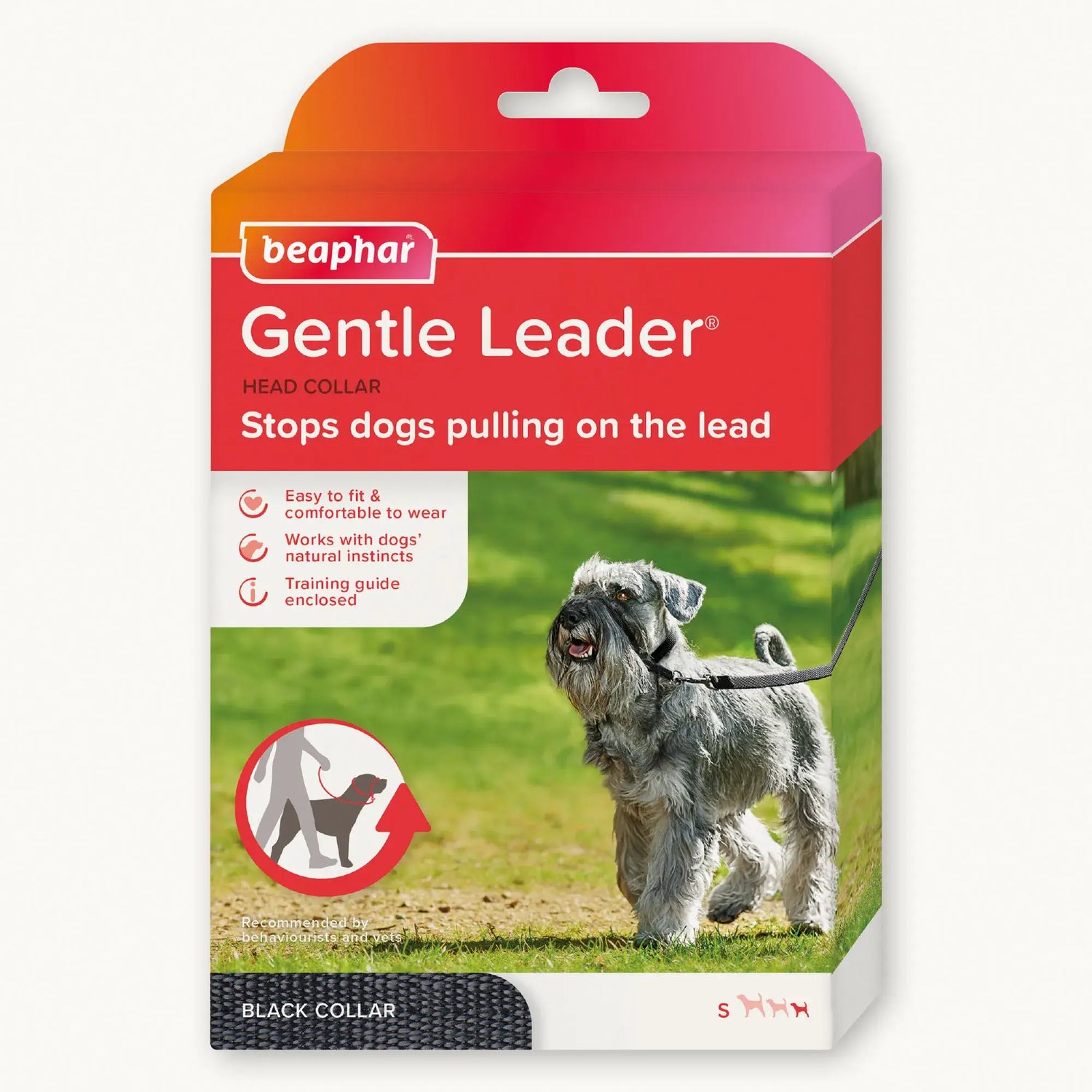 Beaphar Gentle Leader Taille S Noir, 1 pièce
