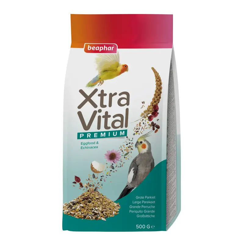 Beaphar Xtravital grandes perruches, 500 g