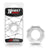 Anneaux de Bête Anneau de Bite Polygonal Super Flexible 2.2 Cm Transparent