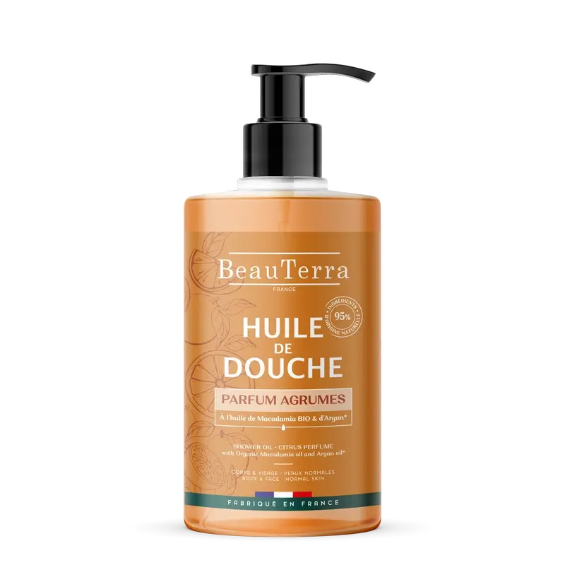Beauterra Orange-Tangerine Shower Oil, 750ml