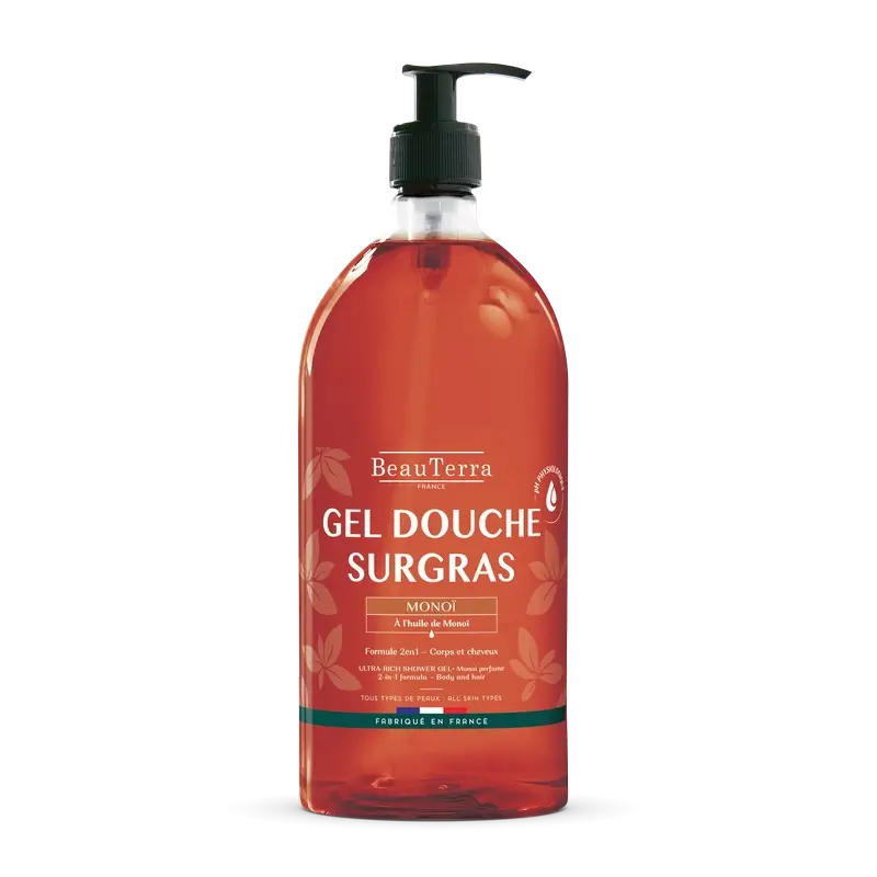Beauterra Monoï Shower Gel, 1000 ml