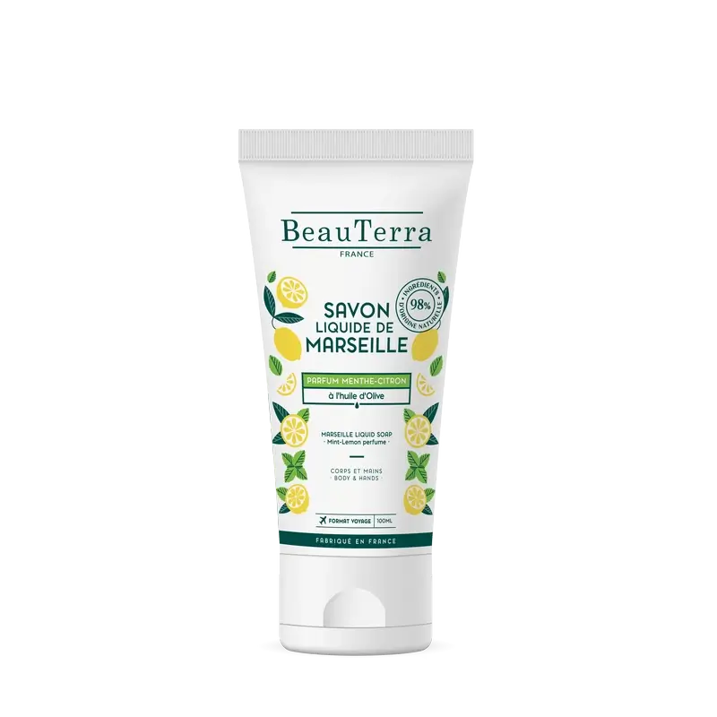 Beauterra Body Hygiene Marseille Soap Mint-Lemon 100 Ml
