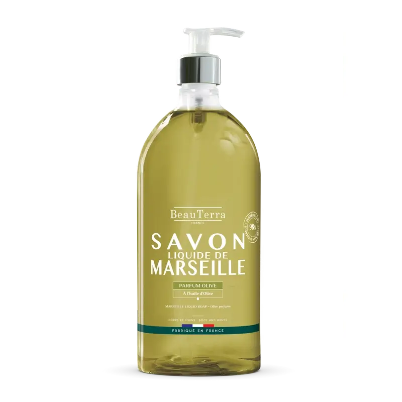 Beauterra Olive Marseille Soap , 1000 ml