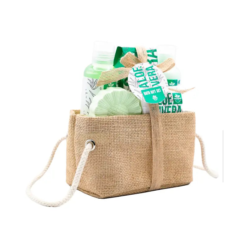Becasan Aloe Vera Hessian Basket