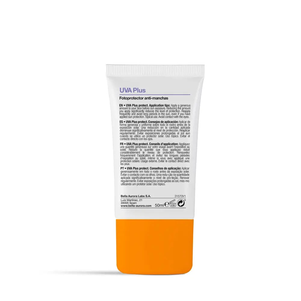 Bella Aurora Crème solaire anti-imperfections Uva Plus Protect, 50 ml.