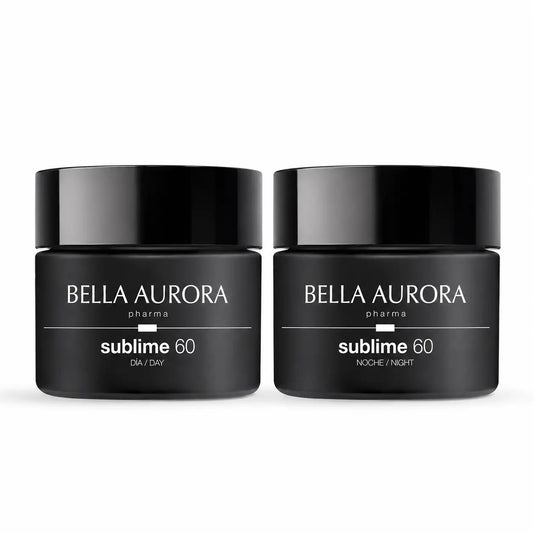 Bella Aurora Pack Sublime 60 - Rituel anti-âge, nourrissant et régénérant, 50 + 50 ml, lot de 2