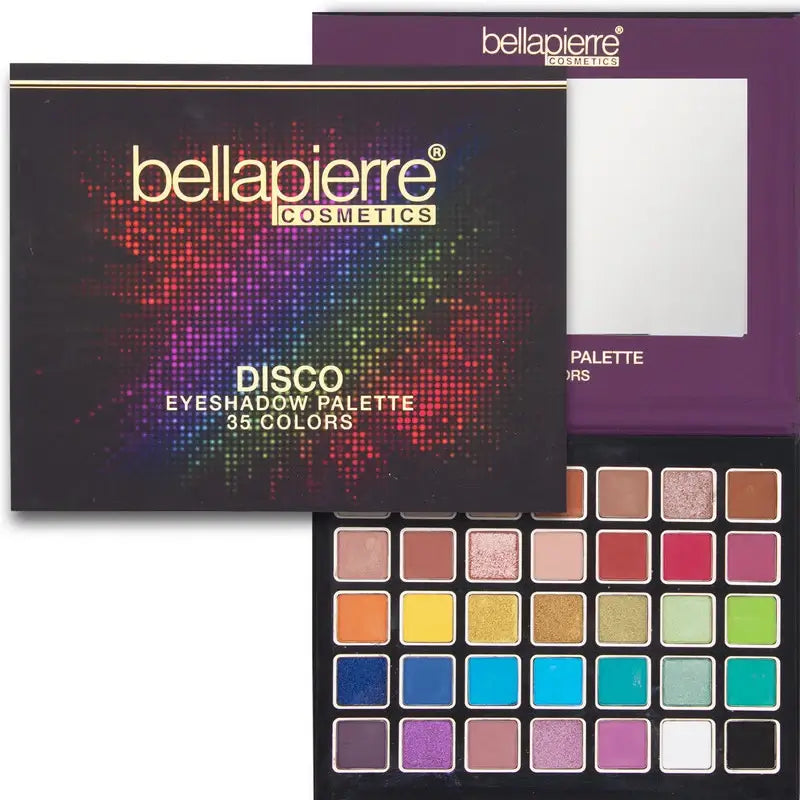 Bellapierre Cosmetics Disco Eyeshadow Palette, 35 Colours , 38 g
