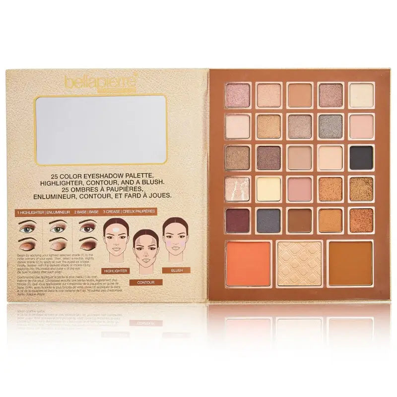 Bellapierre Cosmetics Eye And Face Book - Nude , 42,5 g