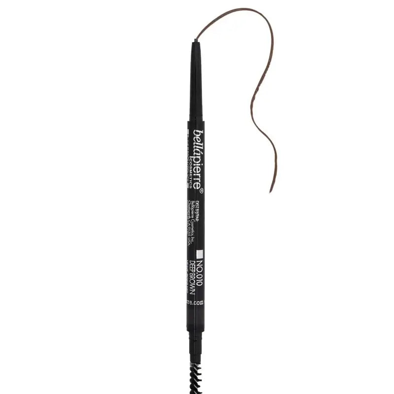 Bellapierre Cosmetics Makeup Twist Up Brow Pencil - Deep Brown , 0.3 g
