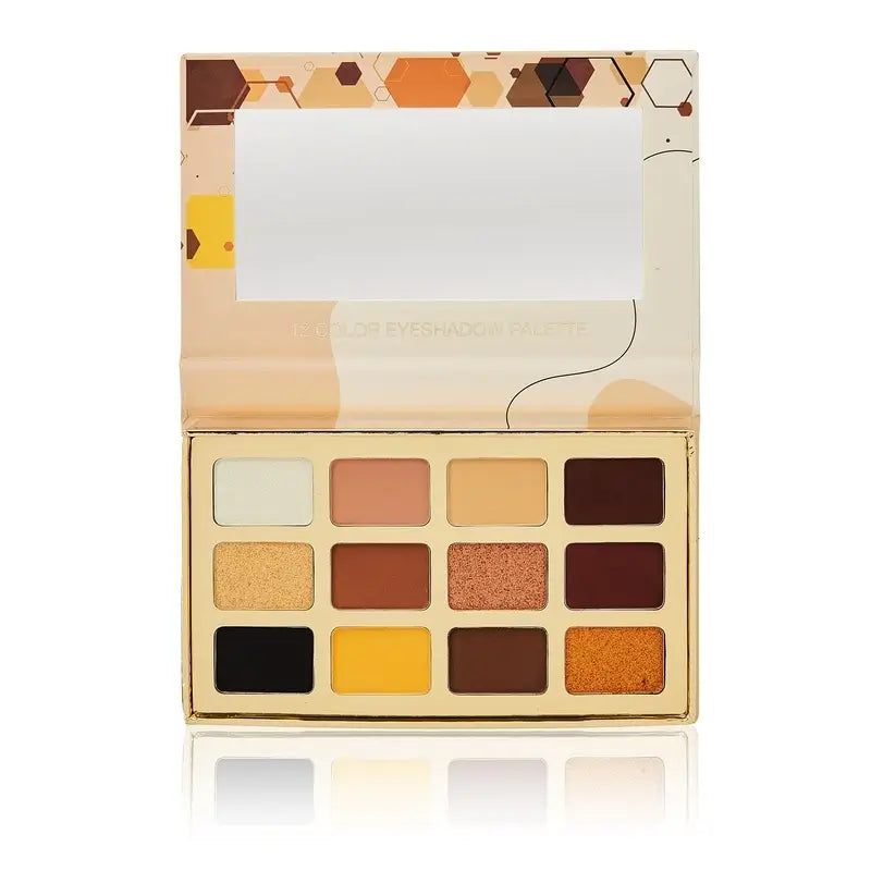 Bellapierre Cosmetics Palette d'ombres à paupières Milk & Honey, 12 couleurs, 25 g