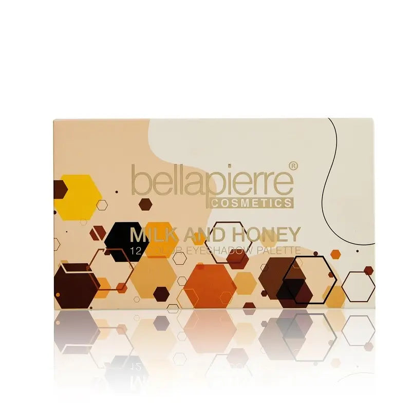Bellapierre Cosmetics Palette d'ombres à paupières Milk & Honey, 12 couleurs, 25 g