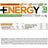 Bemore Nutrition Energy+ Barre énergétique Goût cacahuètes et spiruline