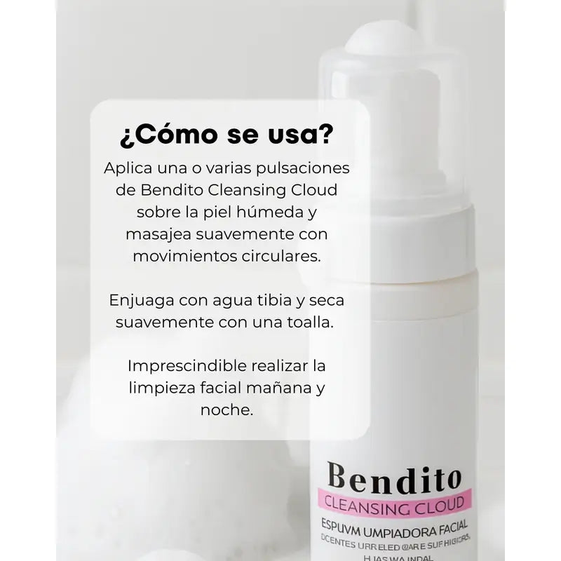 Bendito Cleansing Cloud Mousse nettoyante, 150 ml