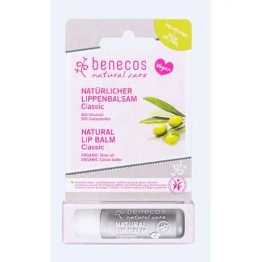 Benecos Vegan Lip Balm Olive-Karite-Jojoba 4,8Gr.