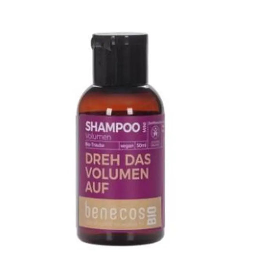 Benecos Mini Travel Grape Volume Shampoo 50Ml. Organic Vegan