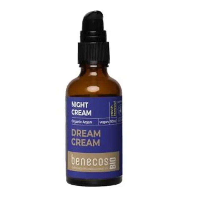 Benecos Intense Night Cream Argan 50Ml. Bio Vegan