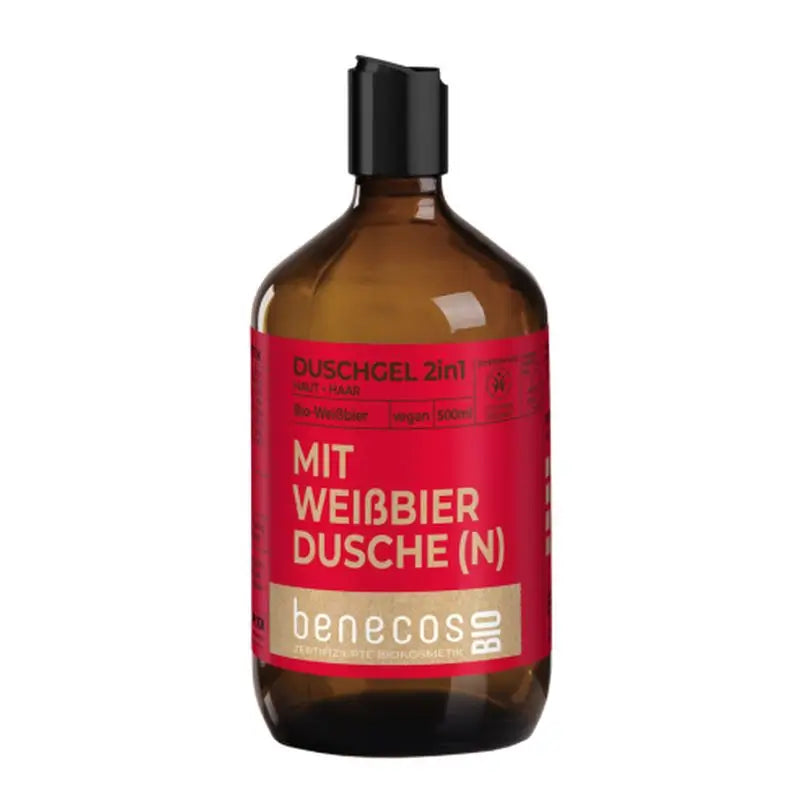 Benecos 2 In 1 Wheat Beer Bath Gel 500M Bio Vegan
